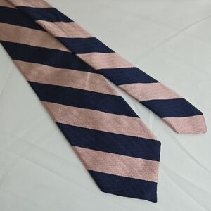 Boston Traders Tie, Black and Tan Stripes, Vintage